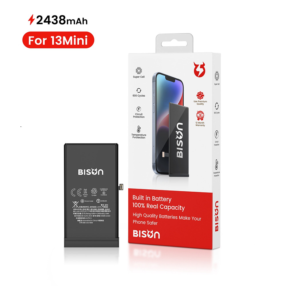 Pin Điện Thoại Siêu Pin BISON Chính Hãng Dành Cho iP 7/8/X/11/12/13/14/15-Mini/Plus/Pro/ProMax | BigBuy360 - bigbuy360.vn