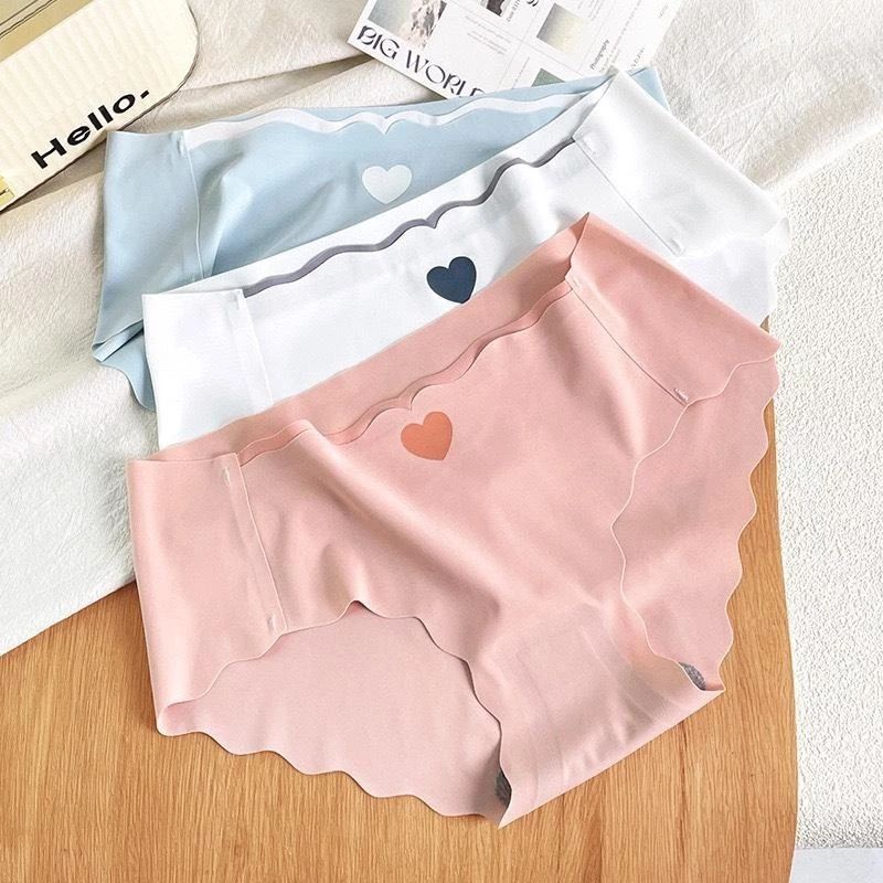 Quần lót nữ su trái tim L50 kháng khuẩn không đường may, không đường viền, size từ 37kg - 65kg