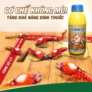 Chai xịt mối mọt TERMIZE 200SC không mùi, lây cả dàn, dùng trong nhà & vườn cây chai 50ml
