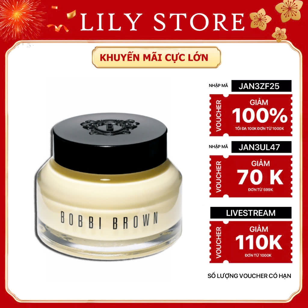 Kem lót dưỡng ẩm Bobbi Brown Enriched Face Base 50ml - 15ml Kem Lót Dưỡng Ẩm Làm Mềm Da Trước Makeup