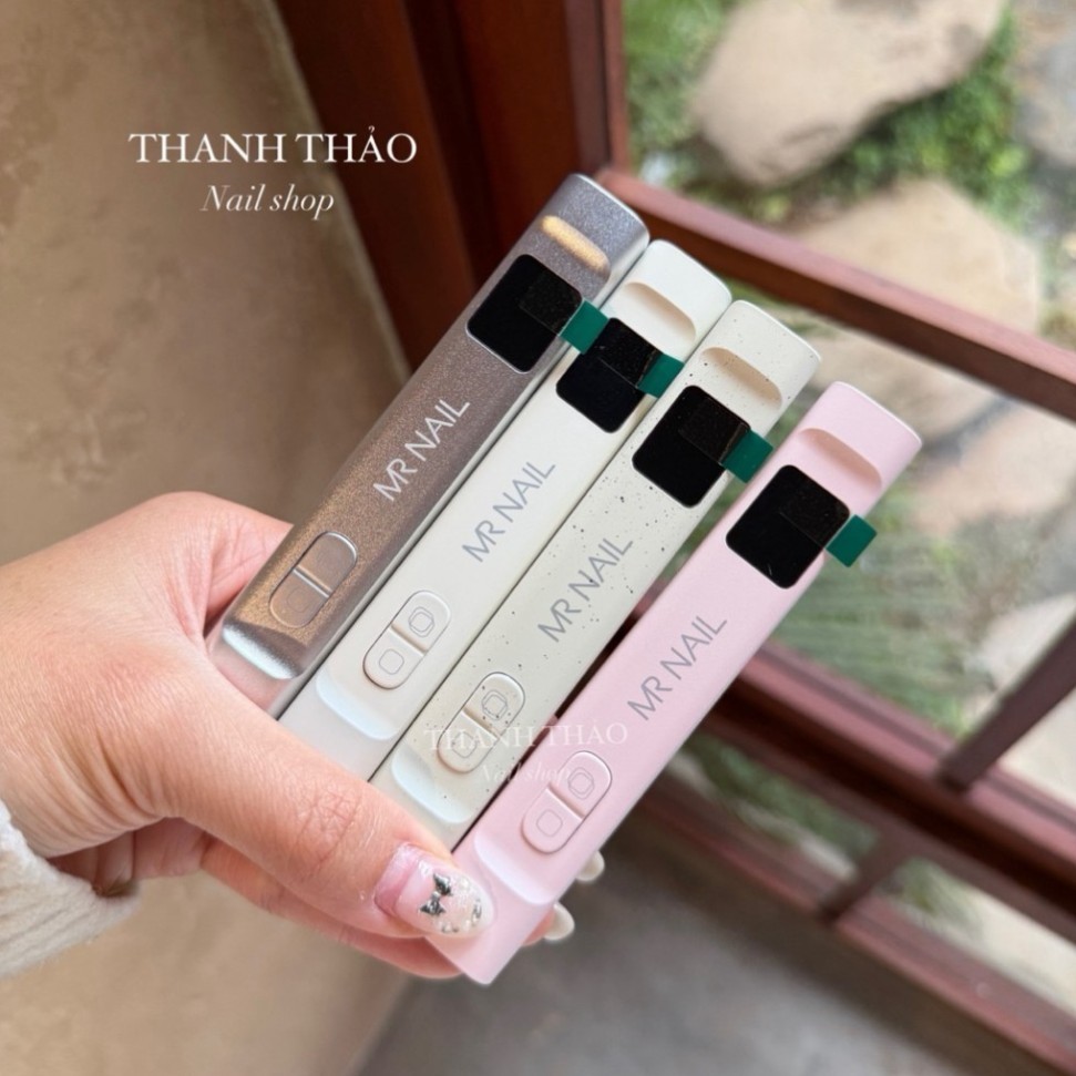 Đèn hơ mini Mr nail bản nâng cấp tặng kèm đầu silicon + bọc đèn