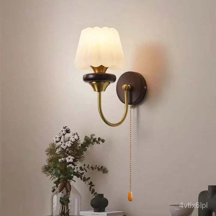 Đèn tường Pháp cổ điển, đèn ngủ phòng khách, đèn ngủ retro, đèn ngủ phòng ngủ, đèn hành lang phong cách Mỹ, đèn tường 00