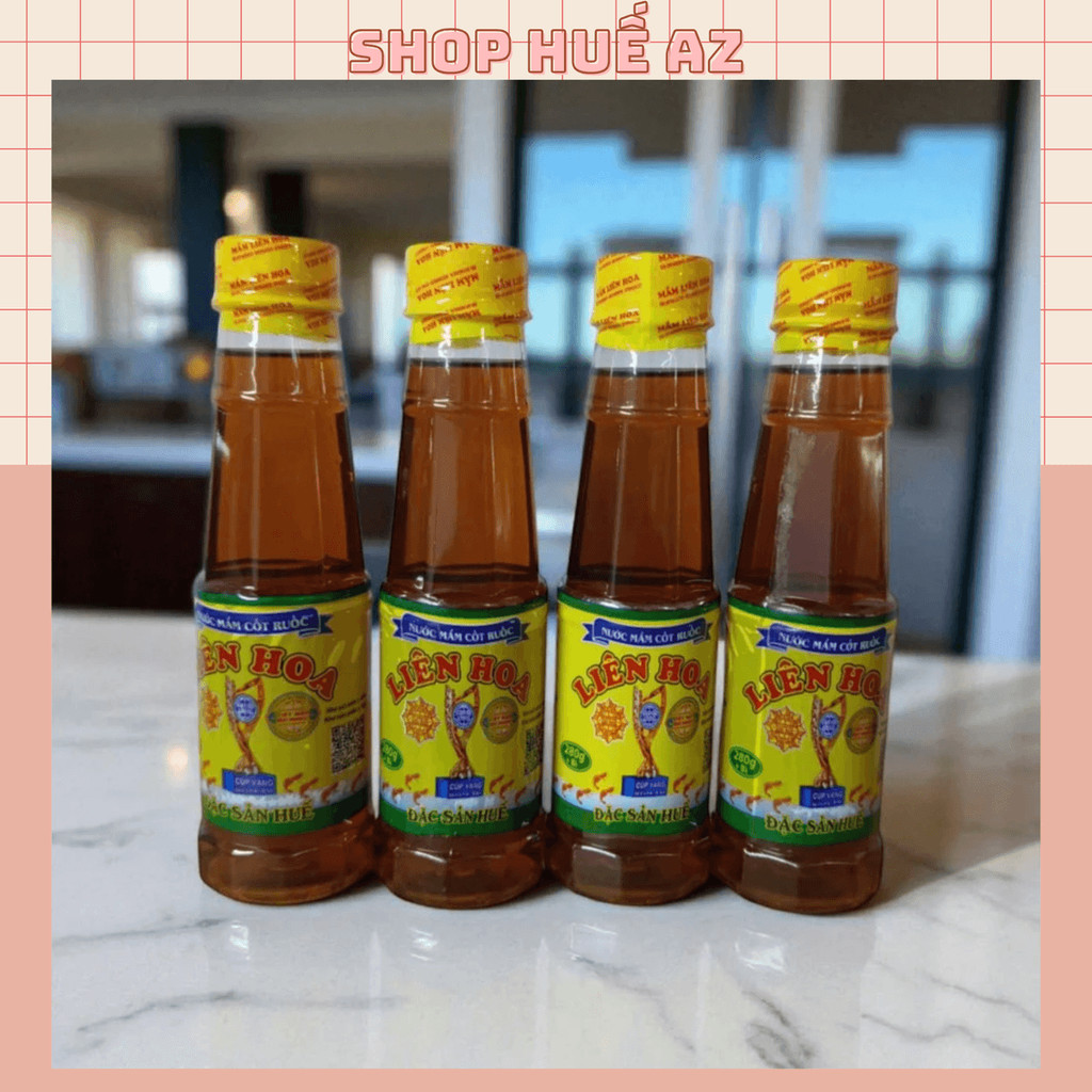 COMBO 4 chai Nước mắm cốt ruốc Liên Hoa 280ML - Đậm đà hương vị Huế