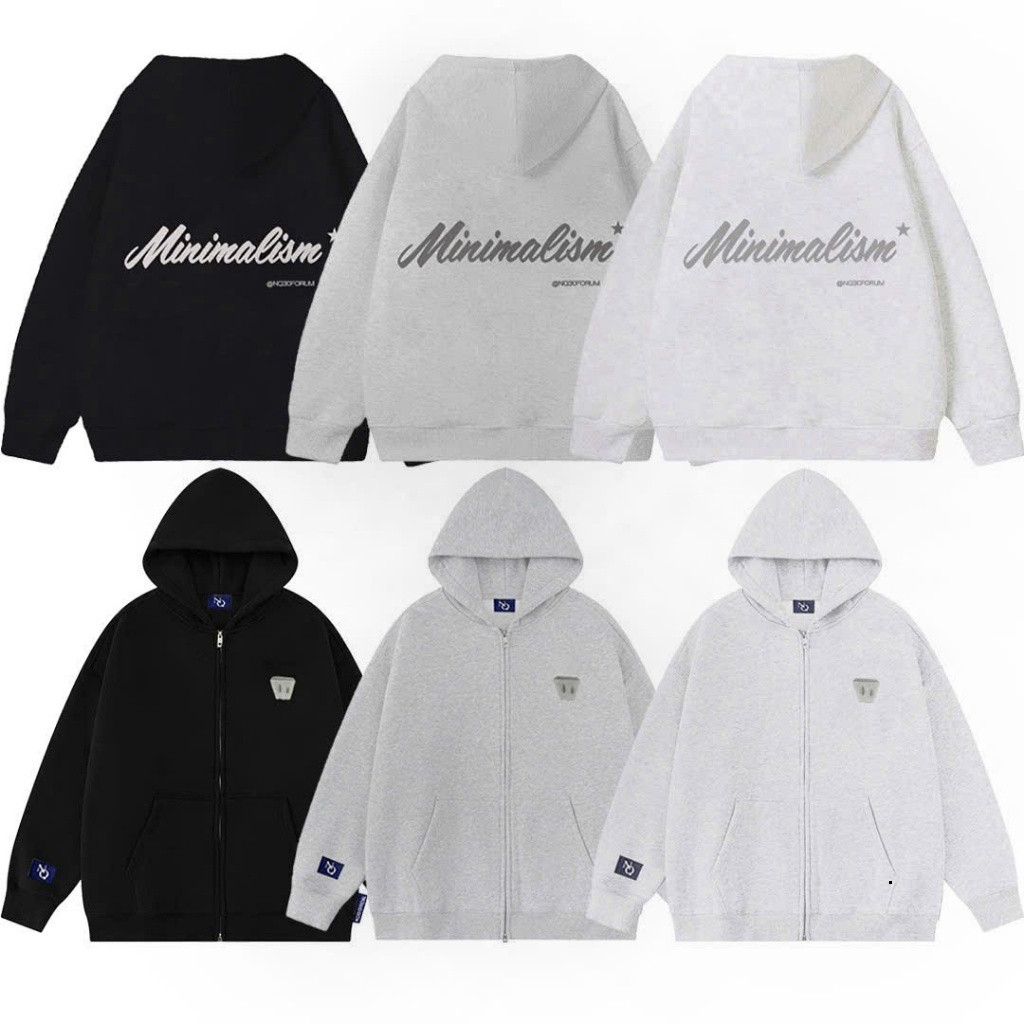 Áo Khoác Hoodie NQ30 – Thiết Kế Boxy Oversize, Thêu Nổi Cá Tính, Mũ Rộng Unisex MANIA  2025