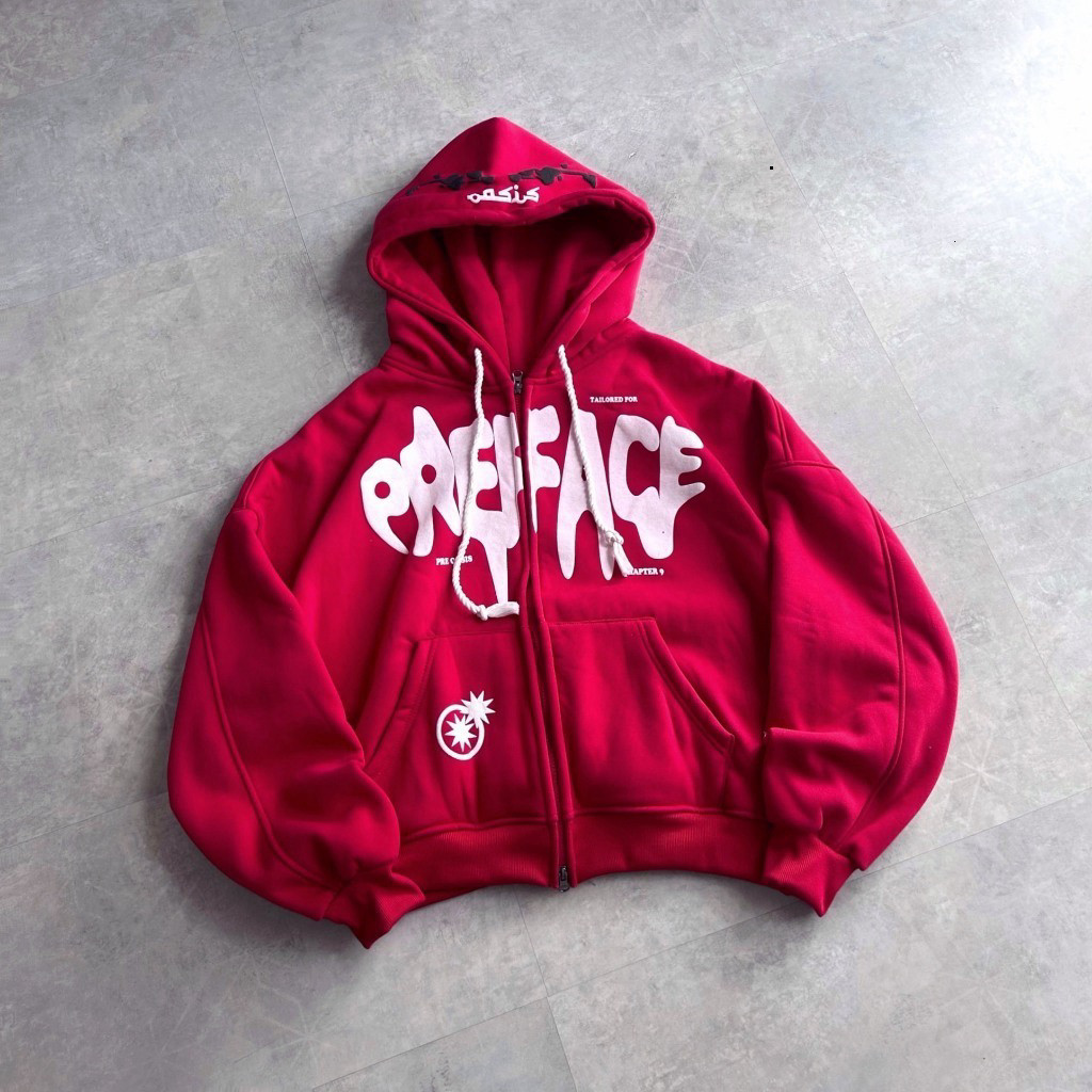Áo Hoodie Boxy Zip THREE STARS Chât Nỉ Ngoại In Dập Nổi 5D, Áo Khoác Hoodie Zip 2024 Mania  2025