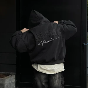 🔥New🔥Áo Hoodie Boxy Zip Vải Nỉ Ngoại Pandax Polime, Áo Khoác Nỉ Hai Lớp Khoá Kéo Chống Rét 2024 Maniashop 2025