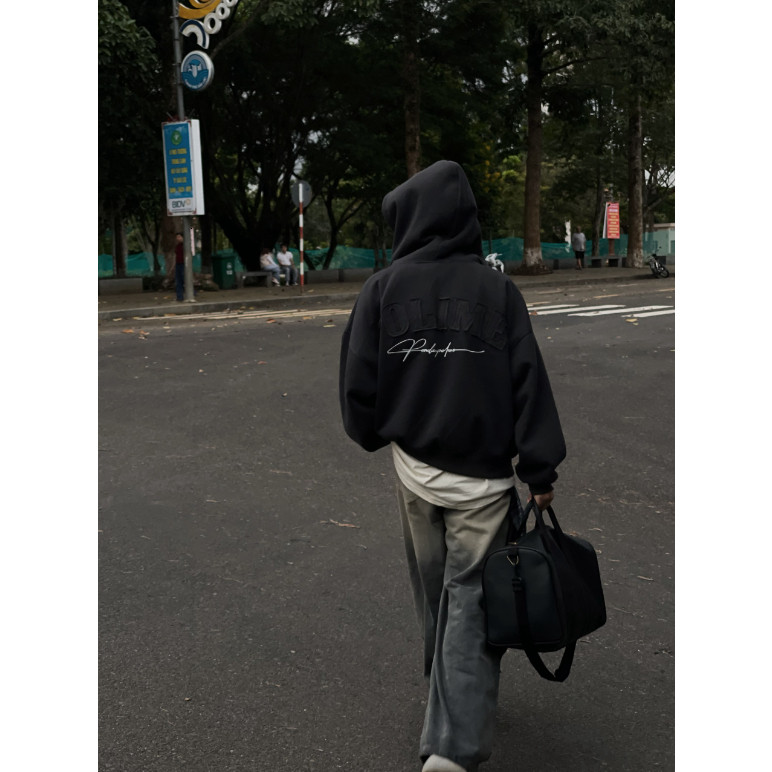 🔥New🔥Áo Hoodie Boxy Zip Vải Nỉ Ngoại Pandax Polime, Áo Khoác Nỉ Hai Lớp Khoá Kéo Chống Rét 2024 Maniashop  2025