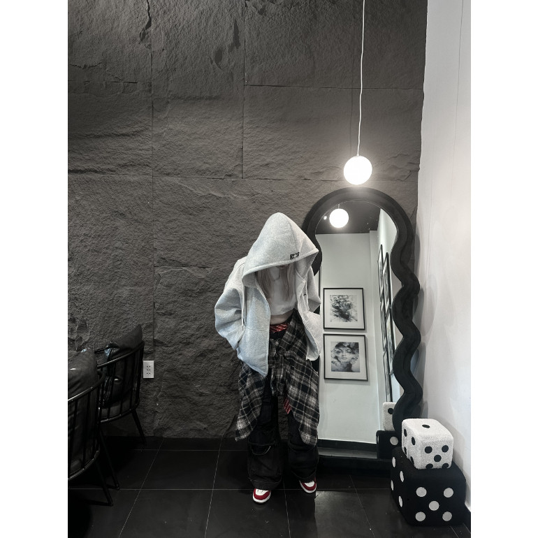 🔥New🔥Áo Hoodie Boxy Zip Vải Nỉ Ngoại Pandax Polime, Áo Khoác Nỉ Hai Lớp Khoá Kéo Chống Rét 2024 Maniashop  2025