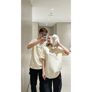 Áo Thun Cặp Đôi Nam Nữ Chất COTTON In Chữ Anh và Em Mặc Cùng Người Yêu Áo Phông Tay Lỡ, Set Đồ Bộ Xinh Xắn Maniashop 20
