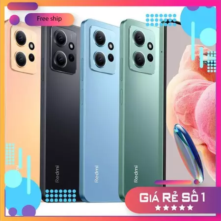 Redmi note 12 Ram 8G/256G máy cũ đẹp 97-98% full chức năng pin 5000 mAh, tiếng viêt, sủ dụng được app ngân hàng.