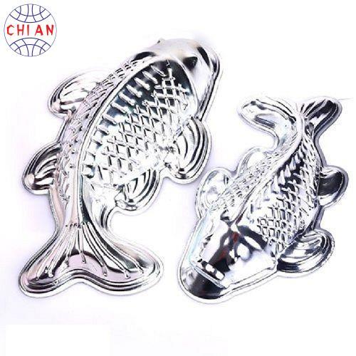 Khuôn cá chép nhôm – đóng xôi, thạch, bánh Trung Thu, nhiều cỡ, hoạ tiết sắc nét
