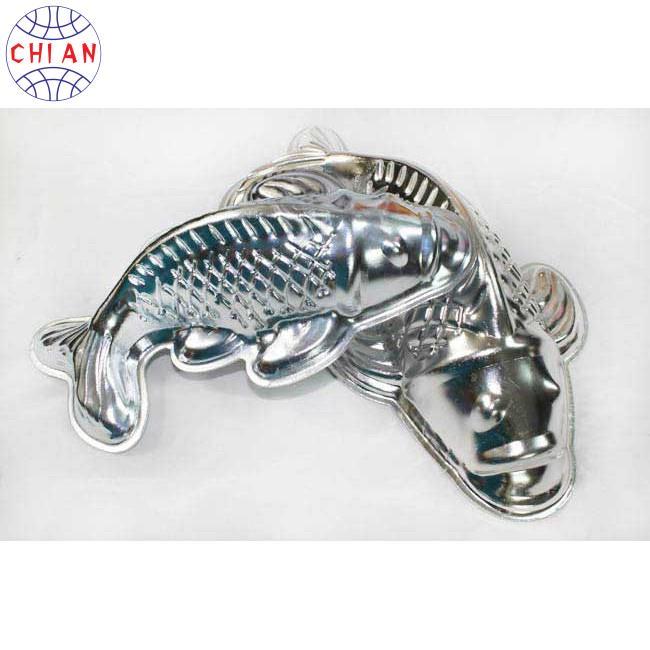 Khuôn cá chép nhôm – đóng xôi, thạch, bánh Trung Thu, nhiều cỡ, hoạ tiết sắc nét