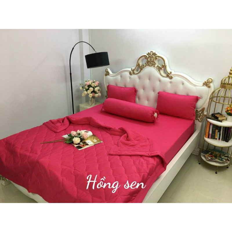 Ga thun lạnh lẻ cao cấp một màu co giãn 4 chiều ga trải giường ôm nệm may theo size yêu cầu