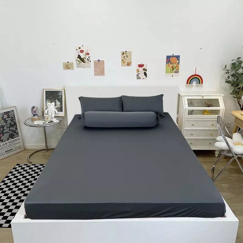 Ga thun lạnh lẻ cao cấp một màu co giãn 4 chiều ga trải giường ôm nệm may theo size yêu cầu