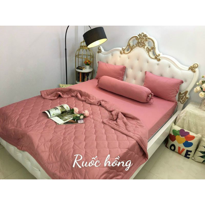 Áo gối nằm gối ôm thun lạnh một màu in Hàn Quốc mềm mịn mát lạnh dùng cho gia đình
