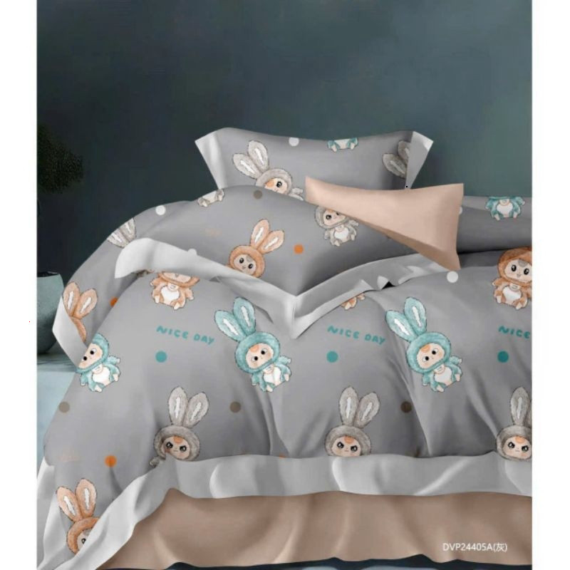 Bộ ga Tencel chính hãng gồm 4 món chất vải mềm mát áo gối ôm có dây kéo tiện lợi dễ dùng