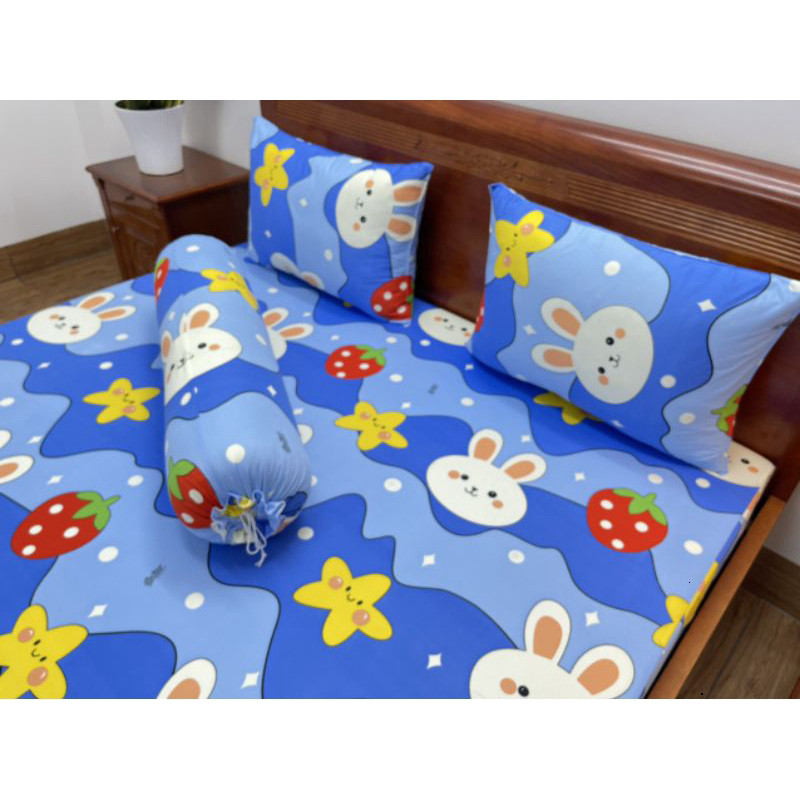 Ga thun lạnh lẻ cao cấp cho bé không kèm áo gối chất vải mềm mát an toàn dịu nhẹ cho da