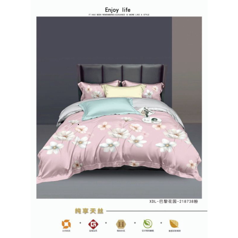 Combo vỏ gối Tencel cao cấp gồm 2 vỏ gối nằm và 1 vỏ gối ôm có dây kéo mềm mát
