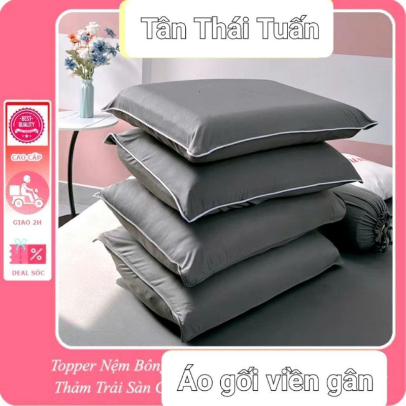 Áo gối nằm và vỏ gối ôm thun lạnh cao cấp chất vải mềm mát không xù lông không phai màu