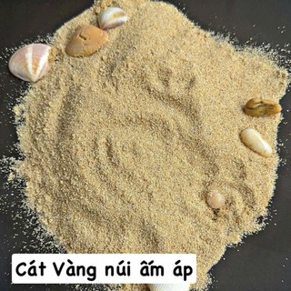 (5kg) Cát Vàng Núi, Cát nắng vàng ấm áp, dùng trang trí, lót bể, thuỷ sinh, tiểu cảnh….