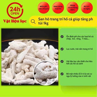San hô trang trí hồ cá giúp tăng ph túi 1kg