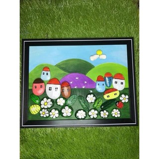 1kg đá cuội trơn dùng để vẽ tranh đá thập cẩm các size 2cm, 3cm, 4cm, 5cm