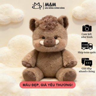 Gấu Bông Bộ Chạy Chạy – Heo thơm Puff & cừu nhỏ bông mềm, giao hàng từ kho Hà Nội