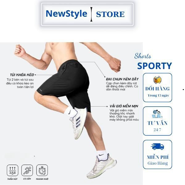Combo 3-4-5 Quần Đùi Nam Quần Short Ngắn Thể Thao Nam Sports Chất Liệu Gió Siêu Mát Mềm Mịn Co Dãn Cạp Chun.  2025