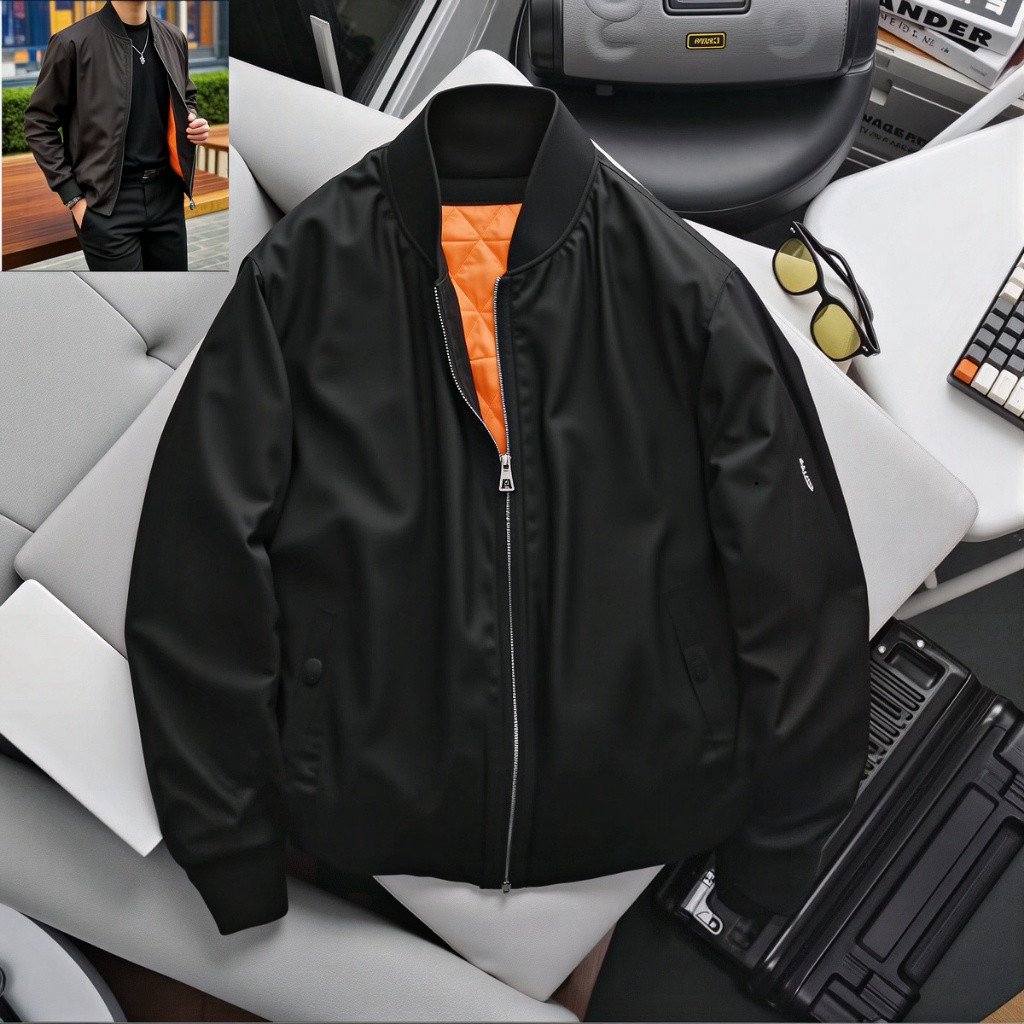 Áo Khoác A6 Bomber Cao Cấp 3 Lớp Trần Bông, Áo Khoác Dáng Ngắn Lịch Sự Sang Trọng Giữ Ấm Mùa Đông  2025