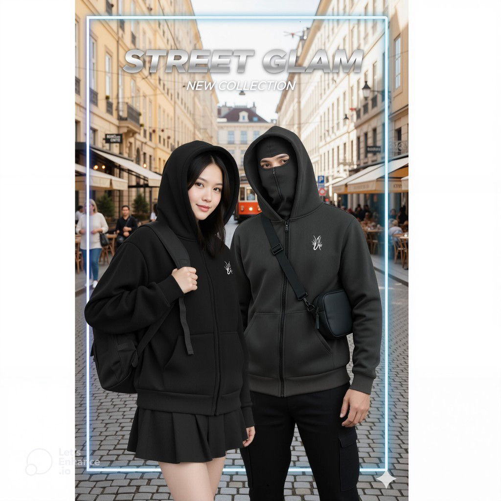 Áo Hoodie hoodie zip Unisex Local Brand Form Rộng Nam Nữ – Áo Khoác Hoodie Có Nón  2 lớp Nỉ Bông Dày Dặn In Chữ Cá Tính