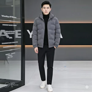 Áo Phao A1 Thiết kế 3 Lớp Cao Cấp Dày Ấm Mũ tháo rời Chống Gió Chống Nước, Form Đẹp Thời Trang Mùa Đông Siêu Ấm 2025