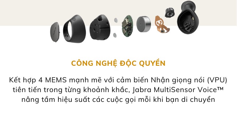 Mô tả Tai Nghe True Wireless Jabra Elite 7 Pro Sạc Không Dây Chống Ồn ANC 4 Microphone - Hàng Chính Hãng - 3