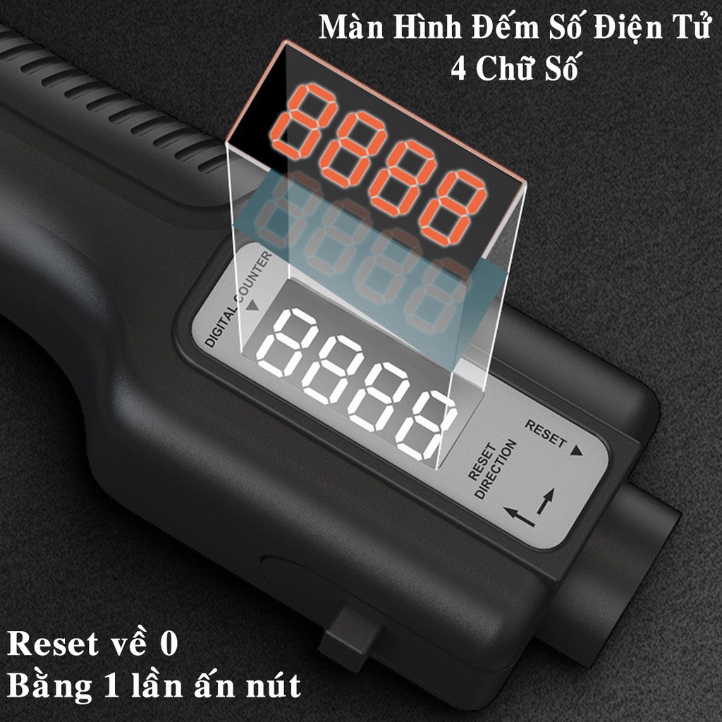 Mô tả Màu Đen - Kìm Bóp Tay Pro Đếm Số Điện Tử Dụng Cụ Tập Gym Tập Cơ Bắp Cổ Tay Tại Nhà Điều Chỉnh Lực 10-100kg Hãng Amalife - 7