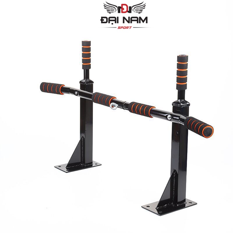 Mô tả Xà Đơn Gắn Tường Treo Tường Đa Năng P90X Có Ốc Treo Bao Cát Đại Nam Sport + Tăng Găng Tay Tập Xà - 1