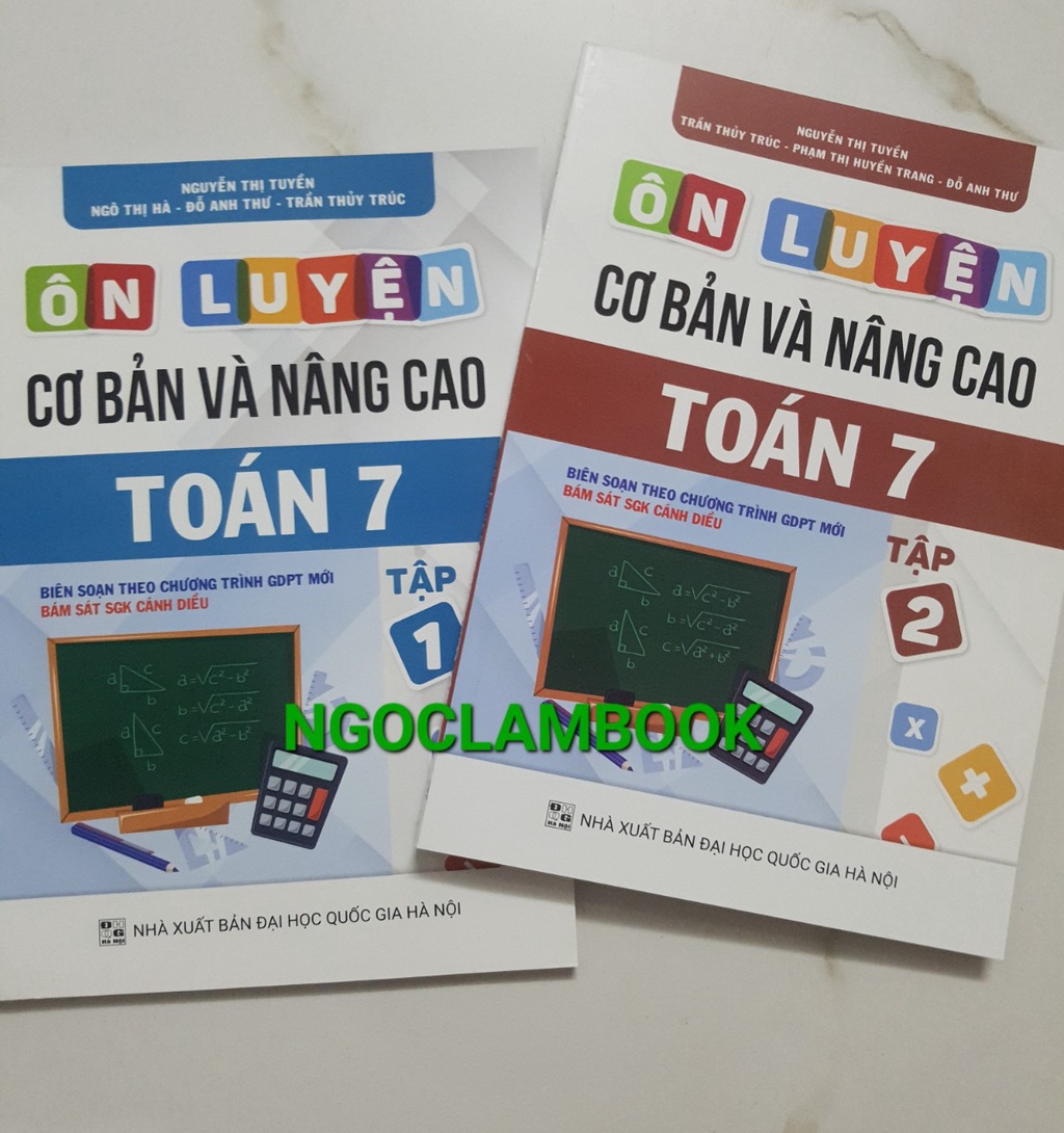 Mô tả Sách - Combo Ôn luyện cơ bản và nâng cao Toán 7 (Hai tập) - Bộ sách Cánh Diều - 1