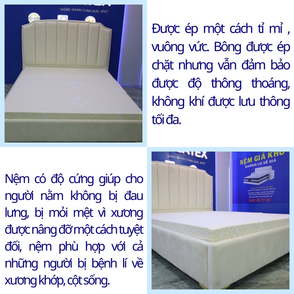 Mô tả Nệm Bông Ép Gấp 3 Aroma Fiber Độ Dày 5Cm Không Nóng Lưng, Nâng Đỡ Cơ Thể, Chính Hãng, Bảo Hành 10 Năm - 6