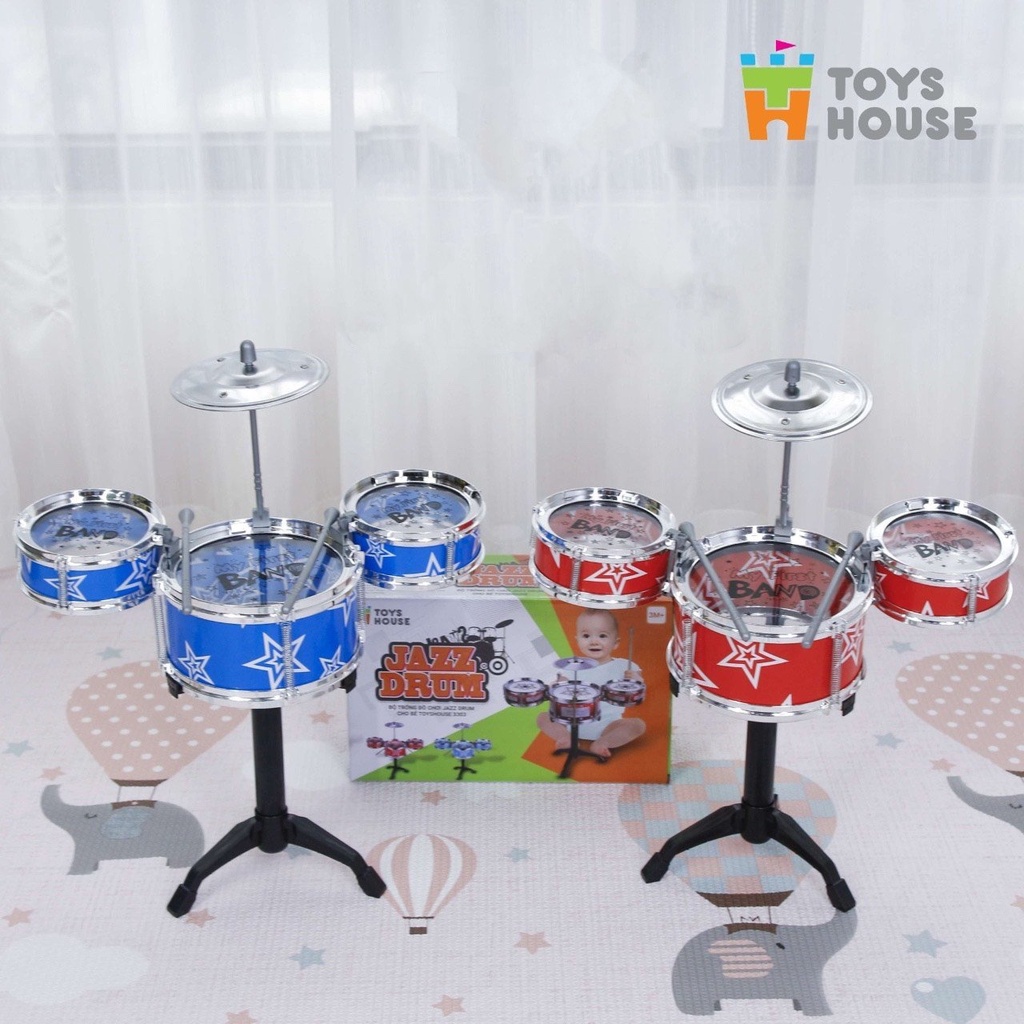 Mô tả Bộ Trống đồ chơi cho bé Jazz Drum Toys house Đồ chơi âm nhạc - 2