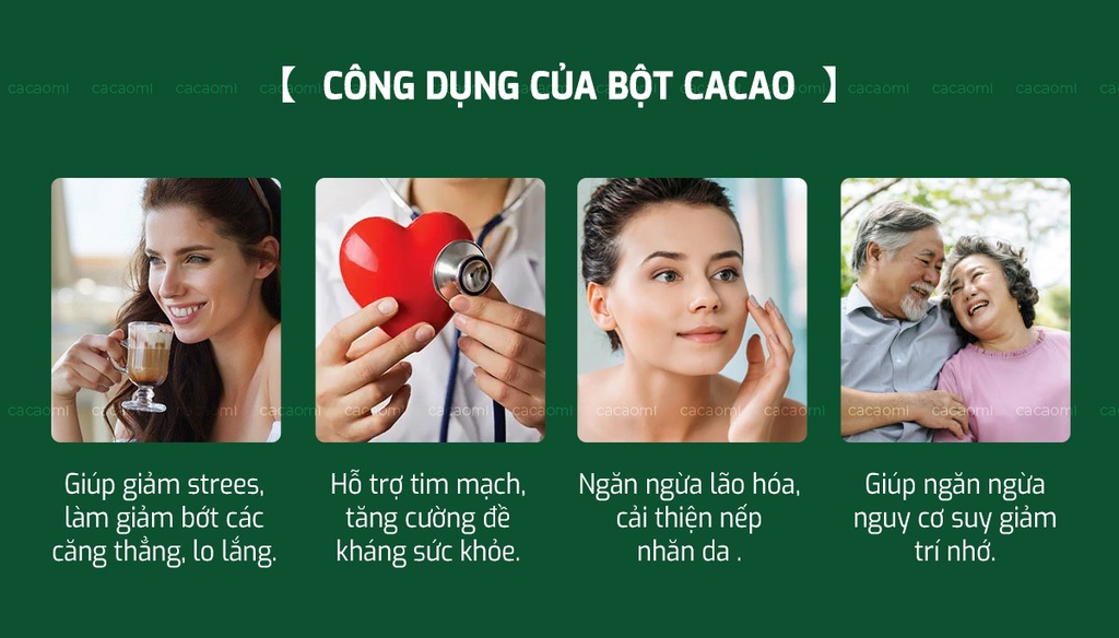 Mô tả Bột cacao sữa dừa CacaoMi pha trà sữa socola đậm đà ca cao thơm ngon vị dừa Bến Tre gói tiện dụng - 2