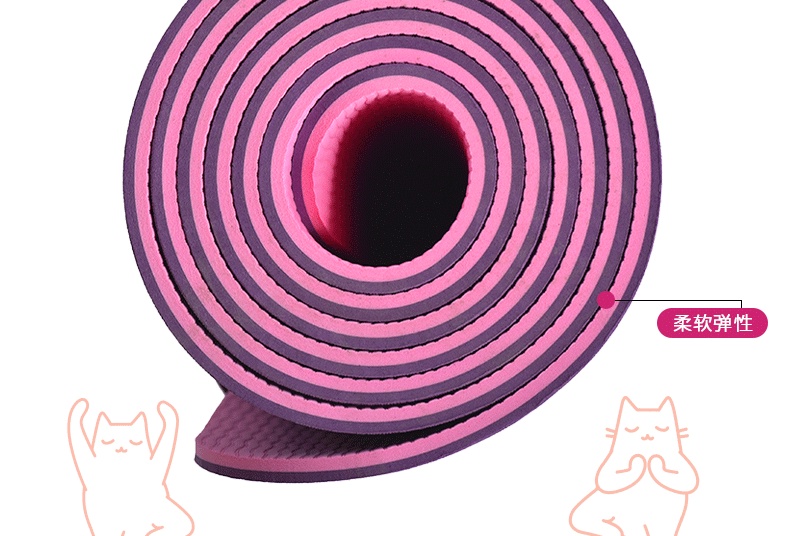 Mô tả Thảm Tập Yoga Định Tuyến TPE 8mm 1 Lớp Cao Cấp,Chống Trơn Trượt Đại Nam Sport + Kèm Túi Và Dây - 11