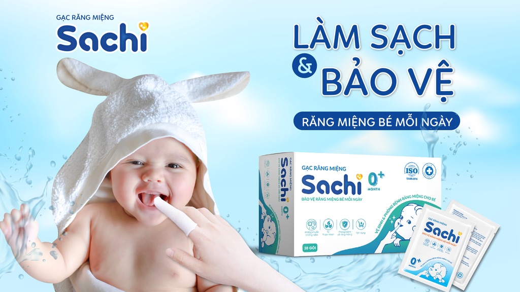 Mô tả Combo 2 Hộp Gạc Răng Miệng Cho Bé Mọc Răng SACHI Hộp 30 Gói An Toàn Tiện Lợi, Vệ Sinh Hàng Ngày Ngăn Ngừa Sâu Răng - 2