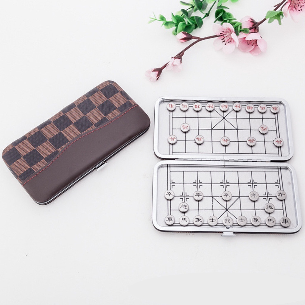 Mô tả Bộ Cờ Tướng Gắn Nam Châm Mini Nhỏ Gọn Siêu Bền Bọc Da Thép Không Gỉ, Cờ Tướng Nam Châm Bỏ Túi Chính Hãng Amalife - 4