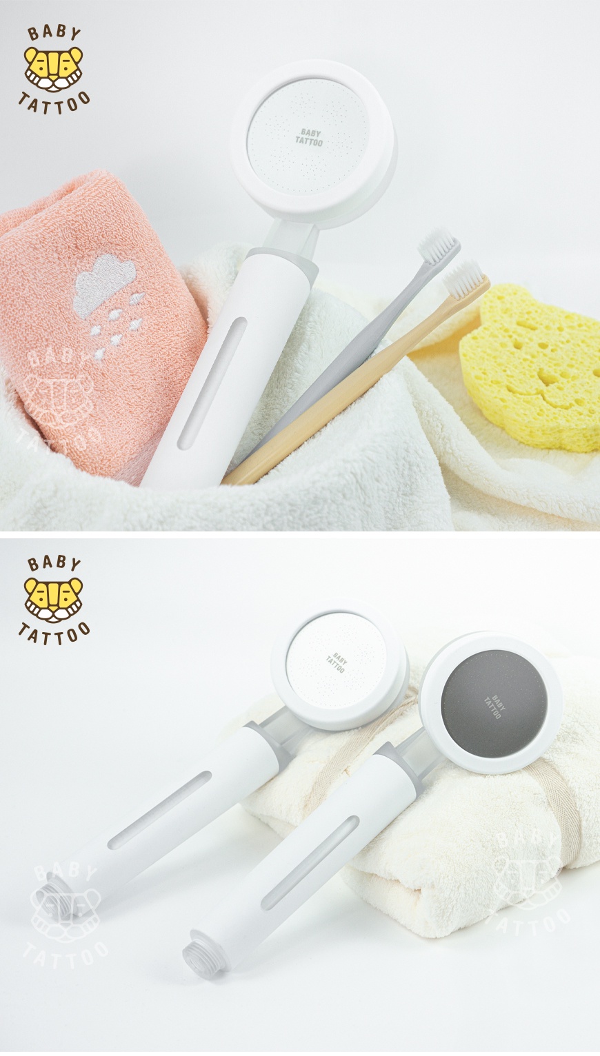 Mô tả Bộ Vòi Sen Tắm Cao Cấp Khử Clo, Lọc Nước Type A BABY TATTOO - 3