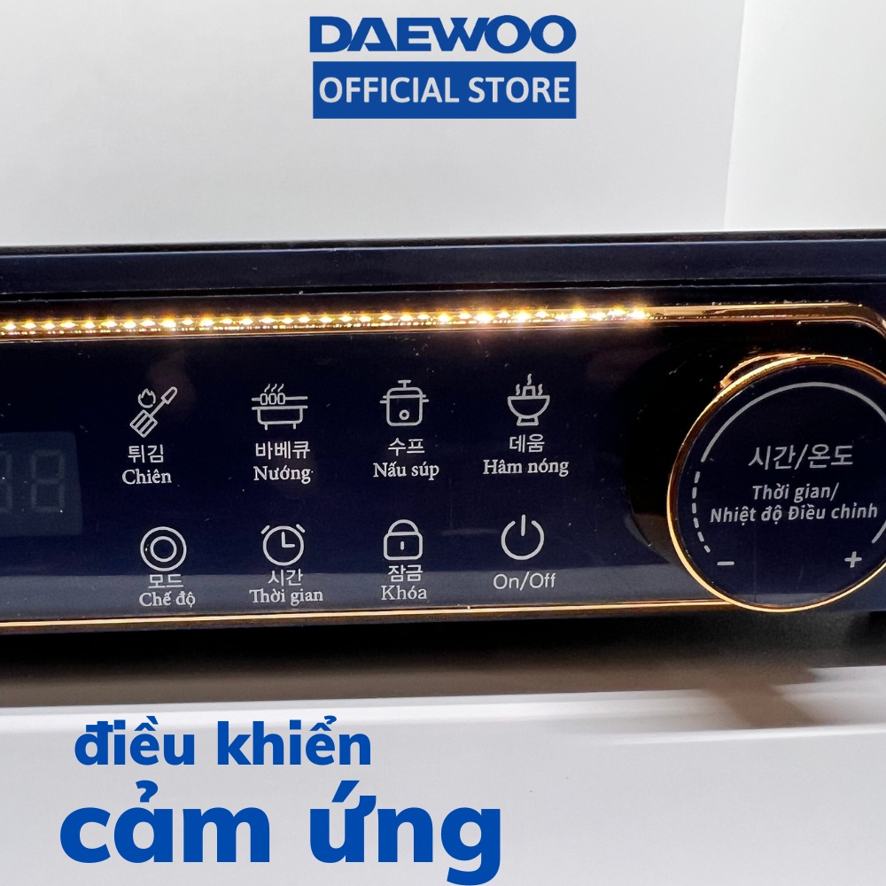 Mô tả Bếp hồng ngoại Daewoo 2200w mặt ceramic chịu nhiệt, chịu lực bền bỉ, tiện dụng, tiết kiệm diện tích DWI-2238MW DWI-2215B - 3