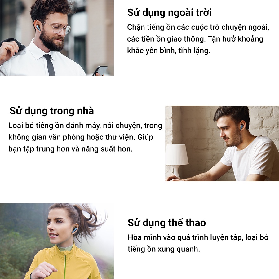Mô tả Tai nghe Bluetooth True Wireless Earfun Air Pro 3 lọc gió chống ồn ANC 6 micro bluetooth 5.3 nghe 9h - 4