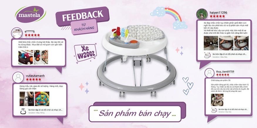 Xe tập đi Mastela thực tế