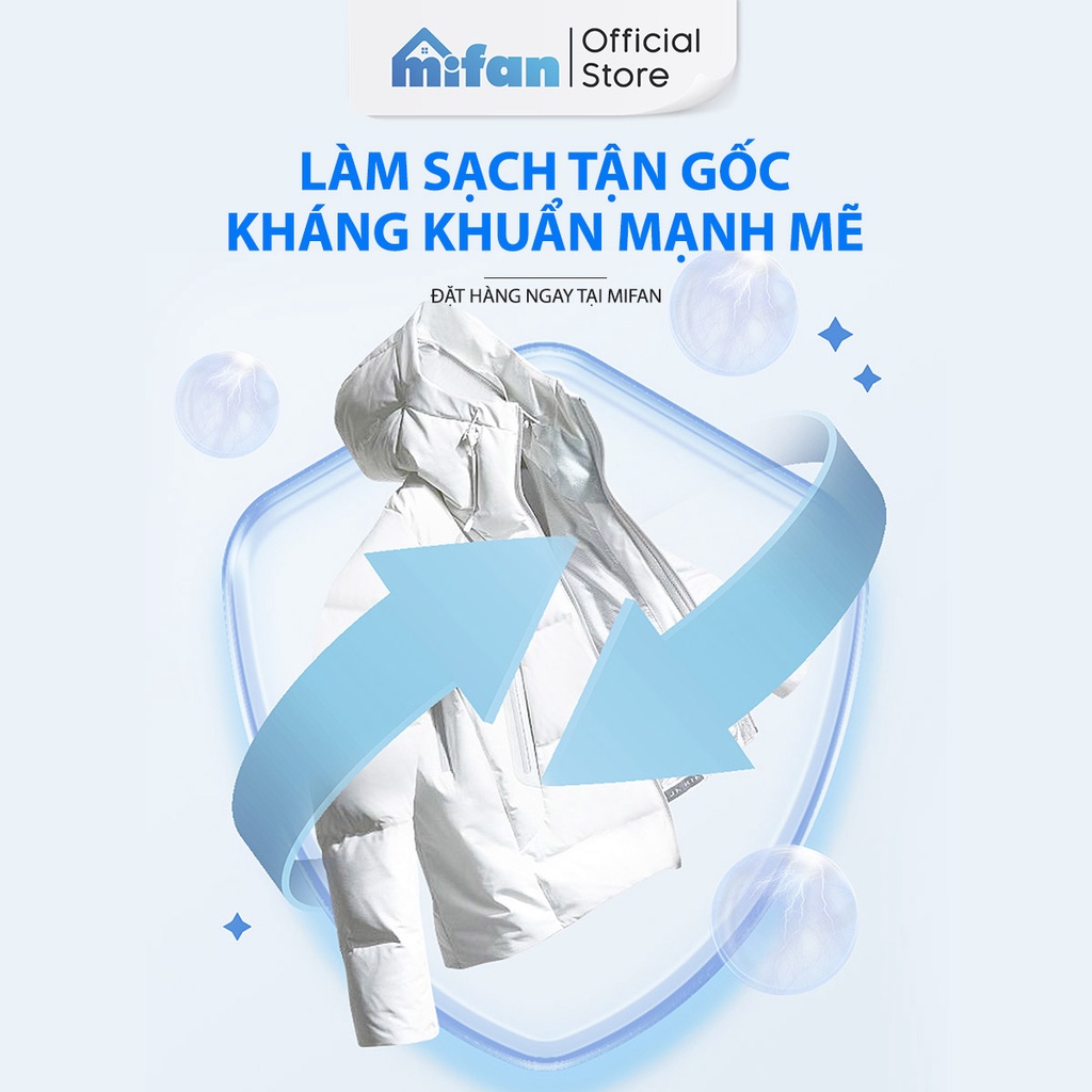Mô tả Chai Xịt Giặt Khô Áo Khoác Mifan 200ml - Bọt làm sạch, vệ sinh quần áo siêu tốc - 3