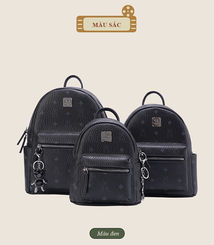 Mô tả Balo TTWN BEAR chính hãng - TN2903 da nữ đi học, đi chơi thời trang, cặp học sinh, balo cao cấp - 1