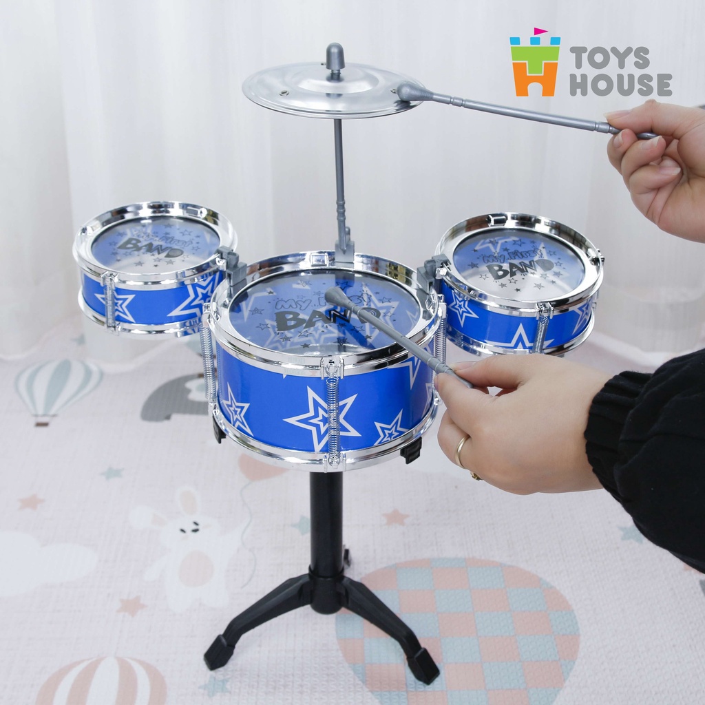 Mô tả Bộ Trống đồ chơi cho bé Jazz Drum Toys house Đồ chơi âm nhạc - 3