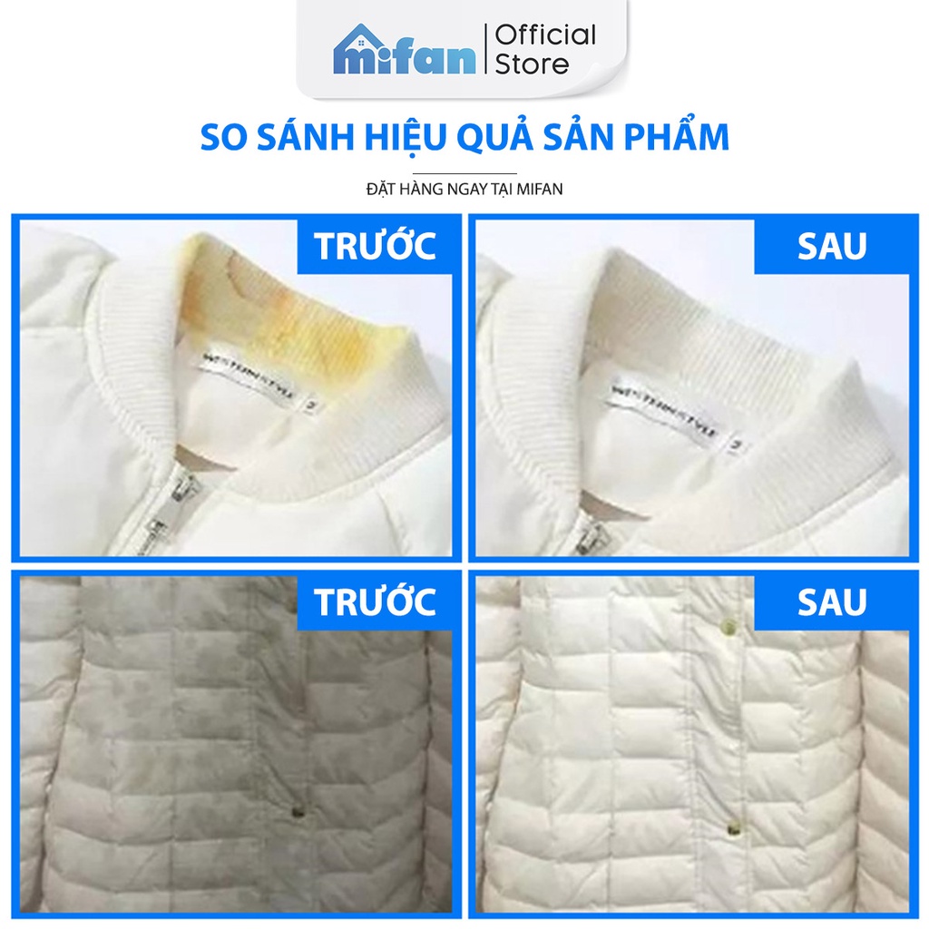 Mô tả Chai Xịt Giặt Khô Áo Khoác Mifan 200ml - Bọt làm sạch, vệ sinh quần áo siêu tốc - 5