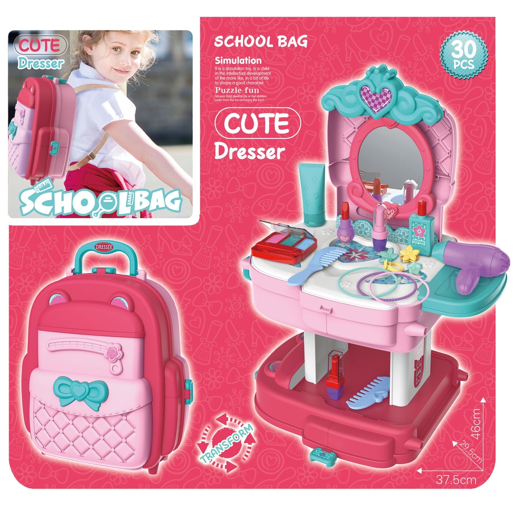 Mô tả Bộ đồ chơi nhập vai BOWA – Bộ trang điểm 37 món / Cặp trang điểm 2in1 30 món (BOWA 8252/BOWA 8255P) - 2